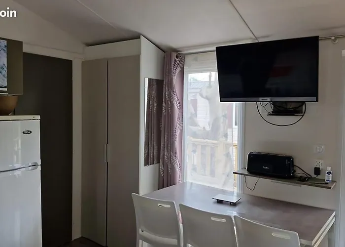 Campingplads Mobilhome Clim Toboggans Aquatiques *